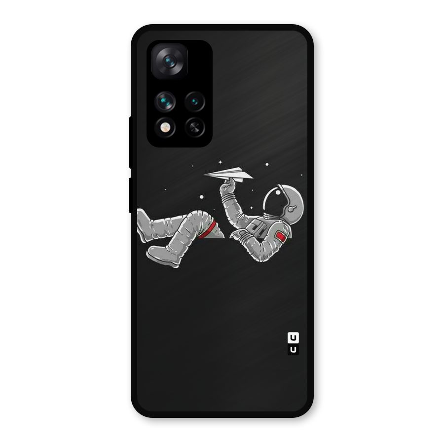 Spaceman Flying Metal Back Case for Xiaomi 11i 5G