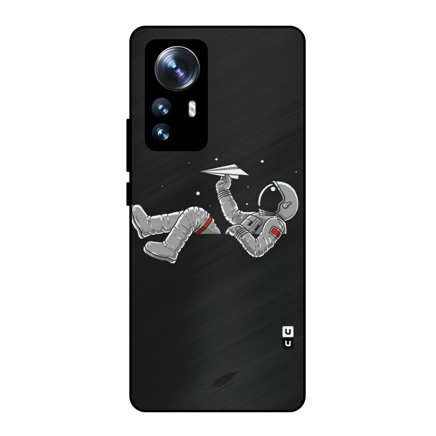 Spaceman Flying Metal Back Case for Xiaomi 12 Pro