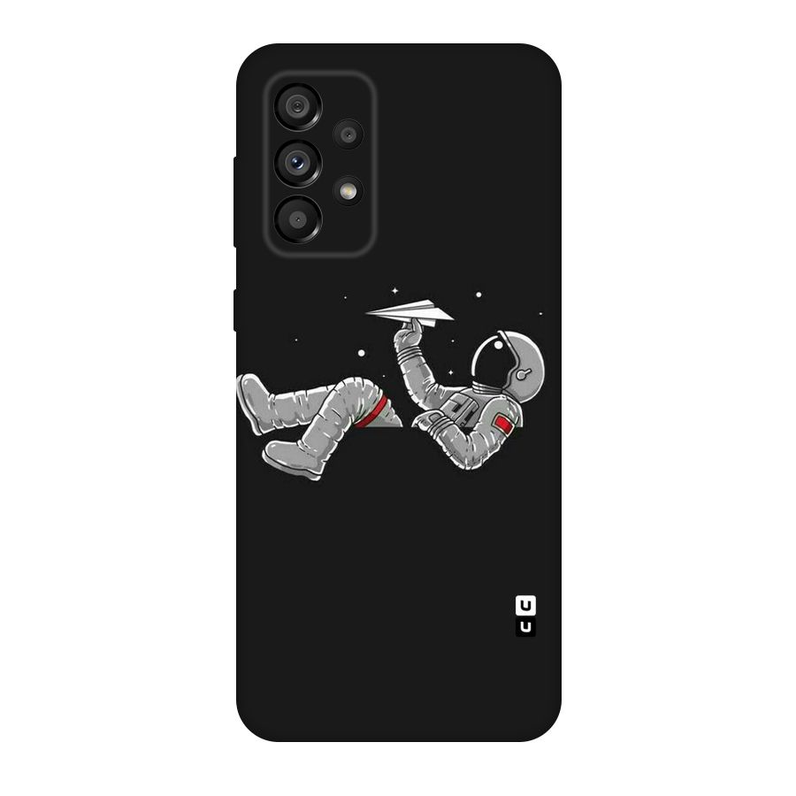 Spaceman Flying Original Polycarbonate Back Case for Galaxy A73 5G