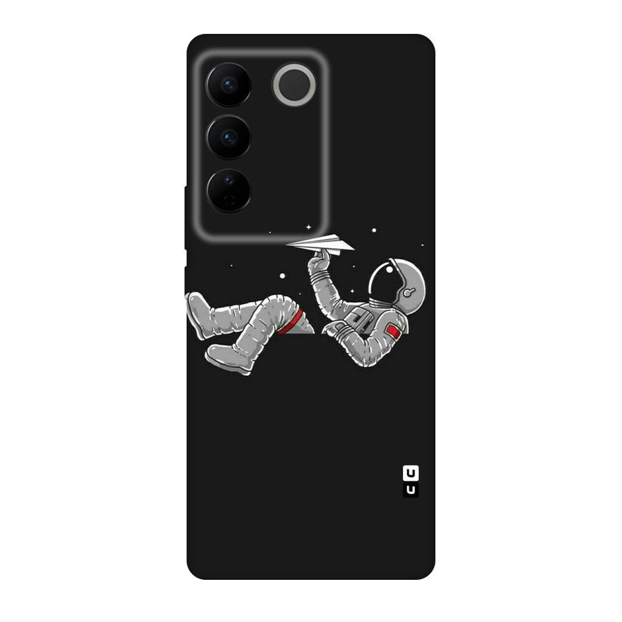 Spaceman Flying Original Polycarbonate Back Case for Vivo V27