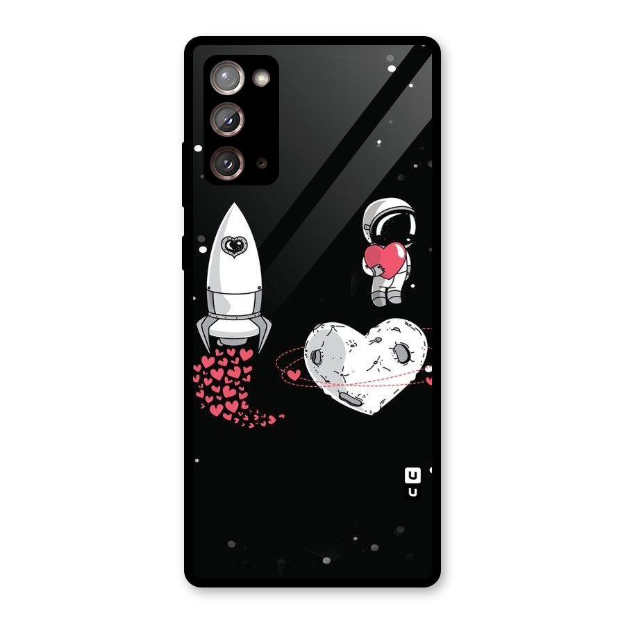 Spaceman Love Glass Back Case for Galaxy Note 20