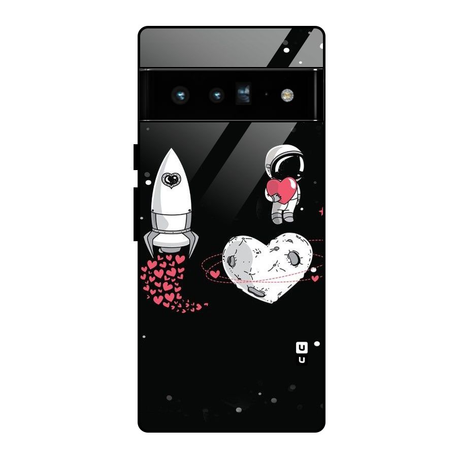 Spaceman Love Glass Back Case for Google Pixel 6 Pro