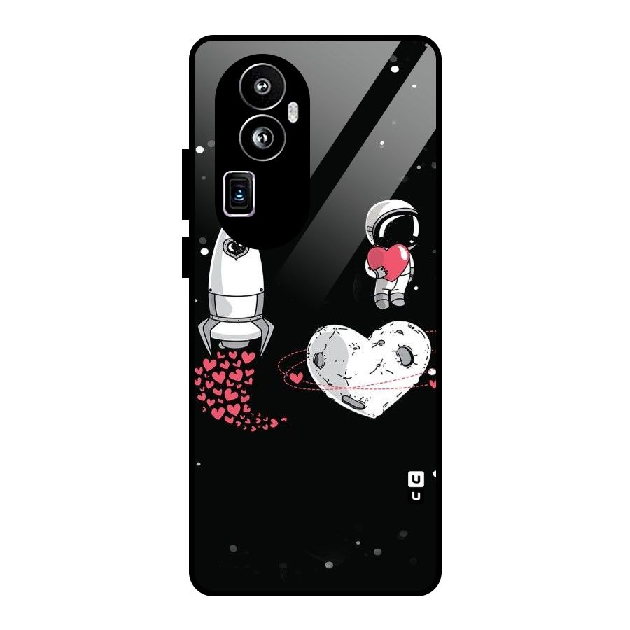 Spaceman Love Glass Back Case for Oppo Reno10 Pro Plus