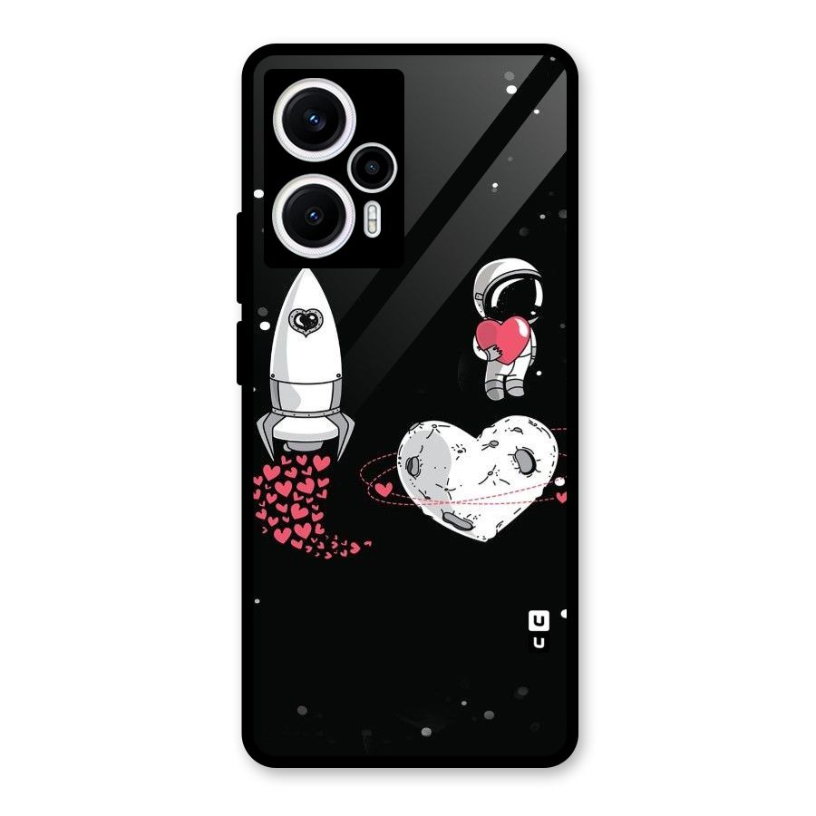 Spaceman Love Glass Back Case for Poco F5