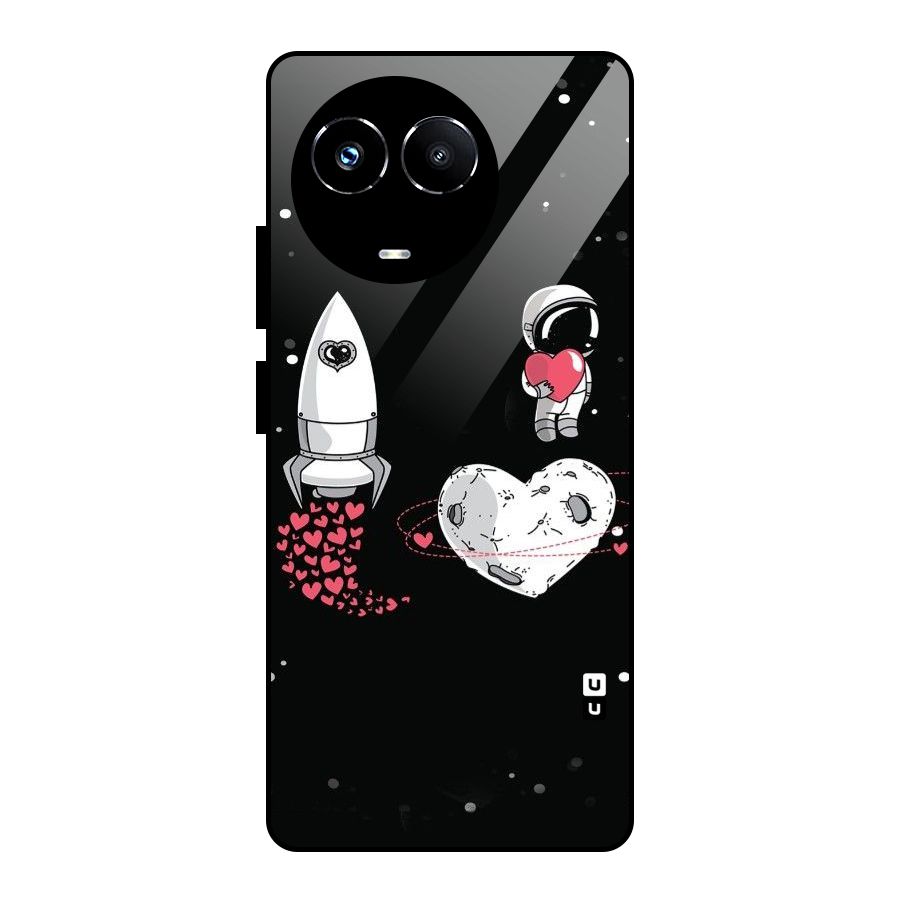 Spaceman Love Glass Back Case for Realme 11X