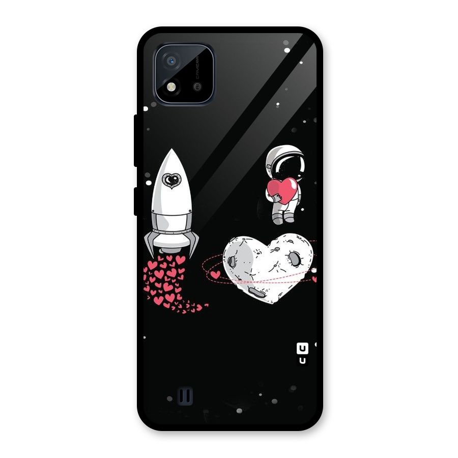 Spaceman Love Glass Back Case for Realme C11 2021