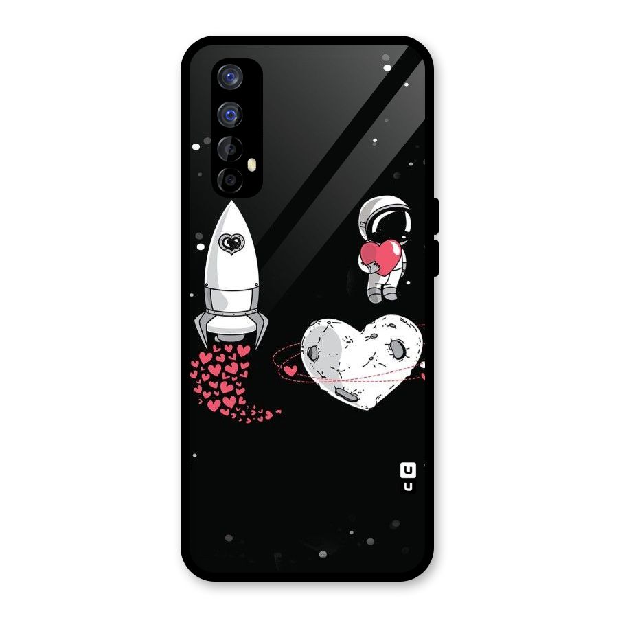 Spaceman Love Glass Back Case for Realme Narzo 20 Pro