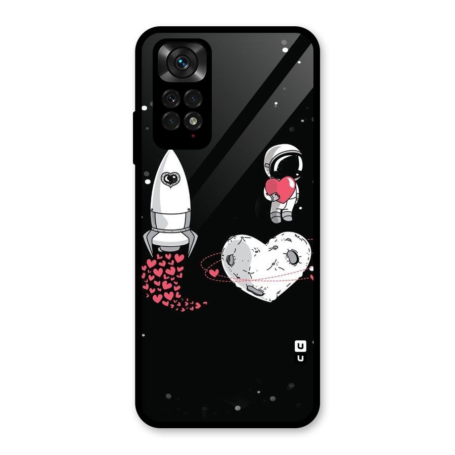Spaceman Love Glass Back Case for Redmi Note 11S
