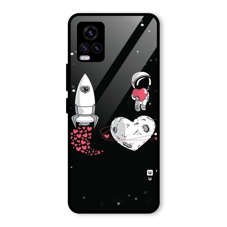 Spaceman Love Glass Back Case for Vivo V20 2021