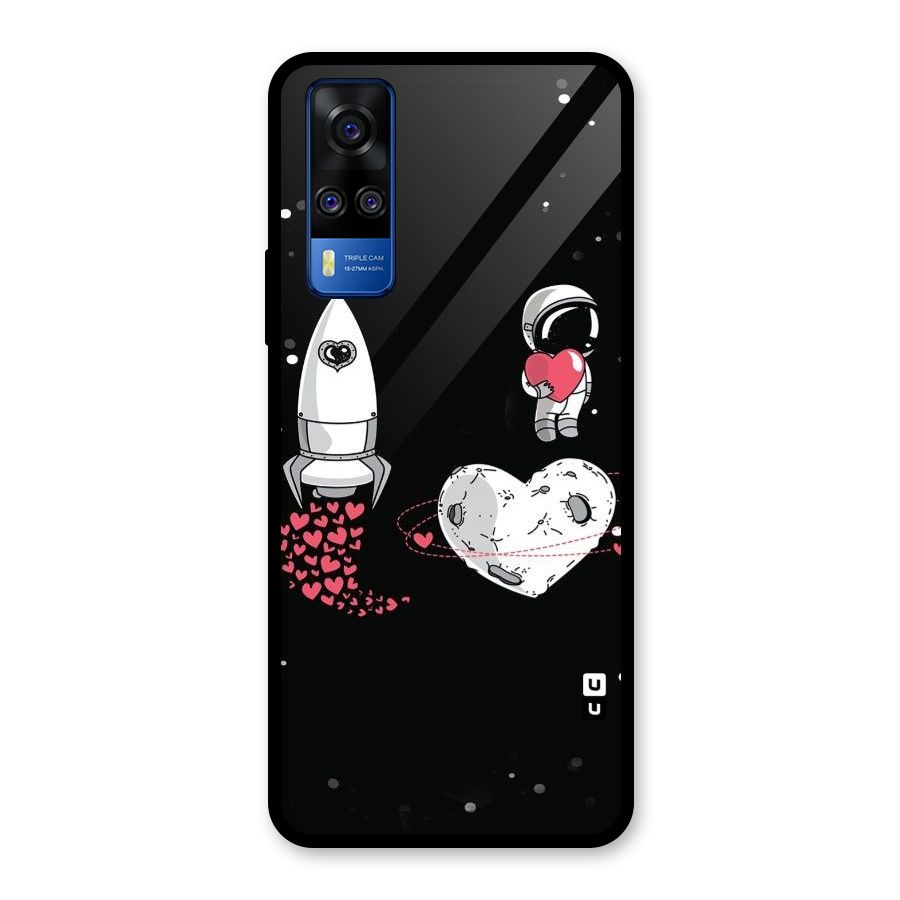Spaceman Love Glass Back Case for Vivo Y31