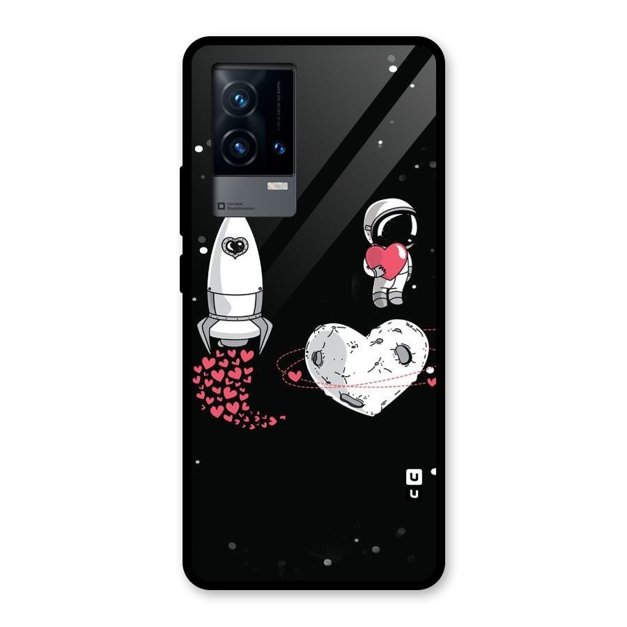Spaceman Love Glass Back Case for iQOO 9 5G