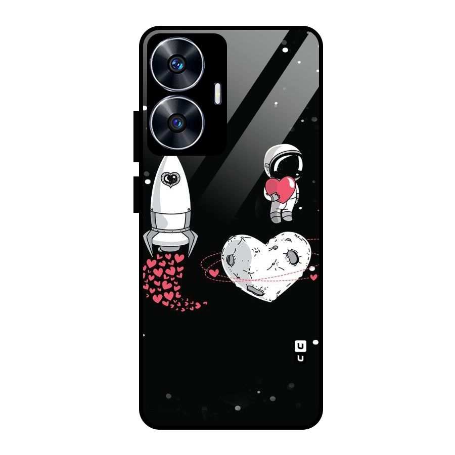 Spaceman Love Glass Back Case for realme C55
