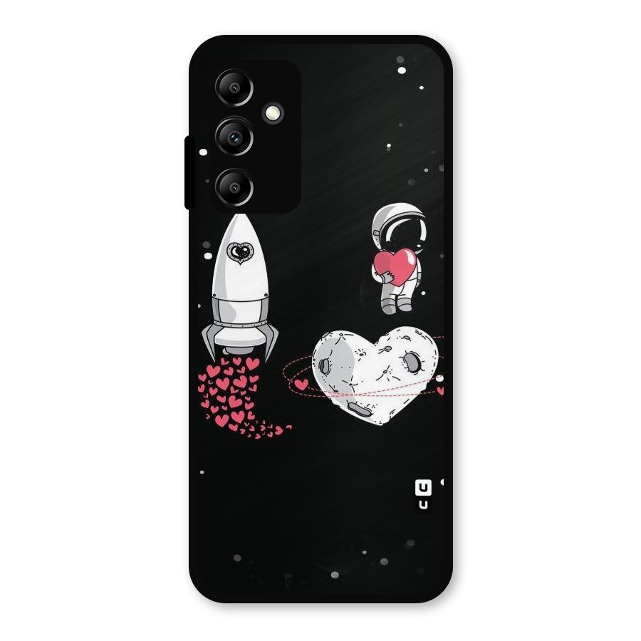 Spaceman Love Metal Back Case for Galaxy A14 5G