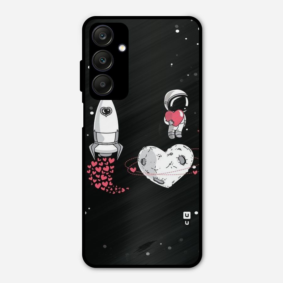 Spaceman Love Metal Back Case for Galaxy A25 5G