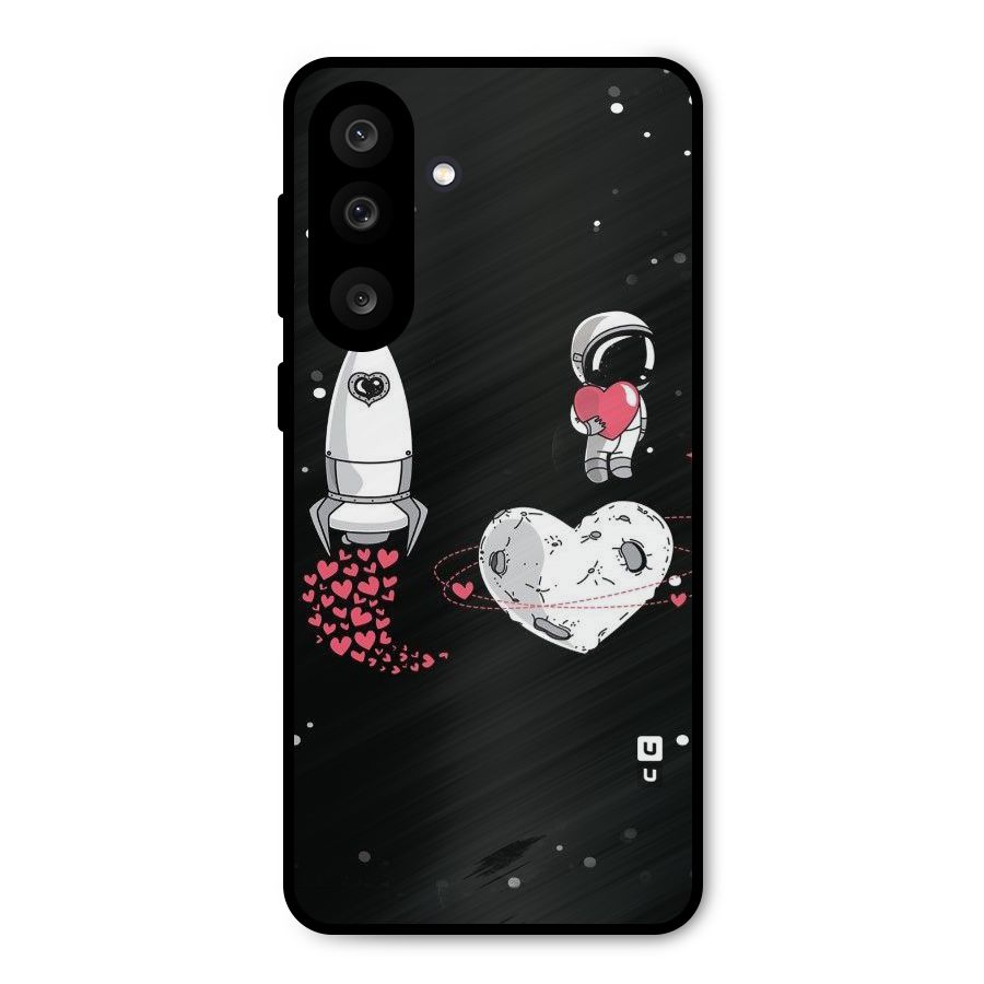 Spaceman Love Metal Back Case for Galaxy M56