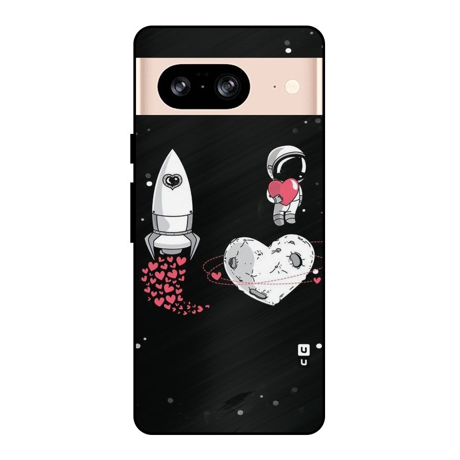 Spaceman Love Metal Back Case for Google Pixel 8