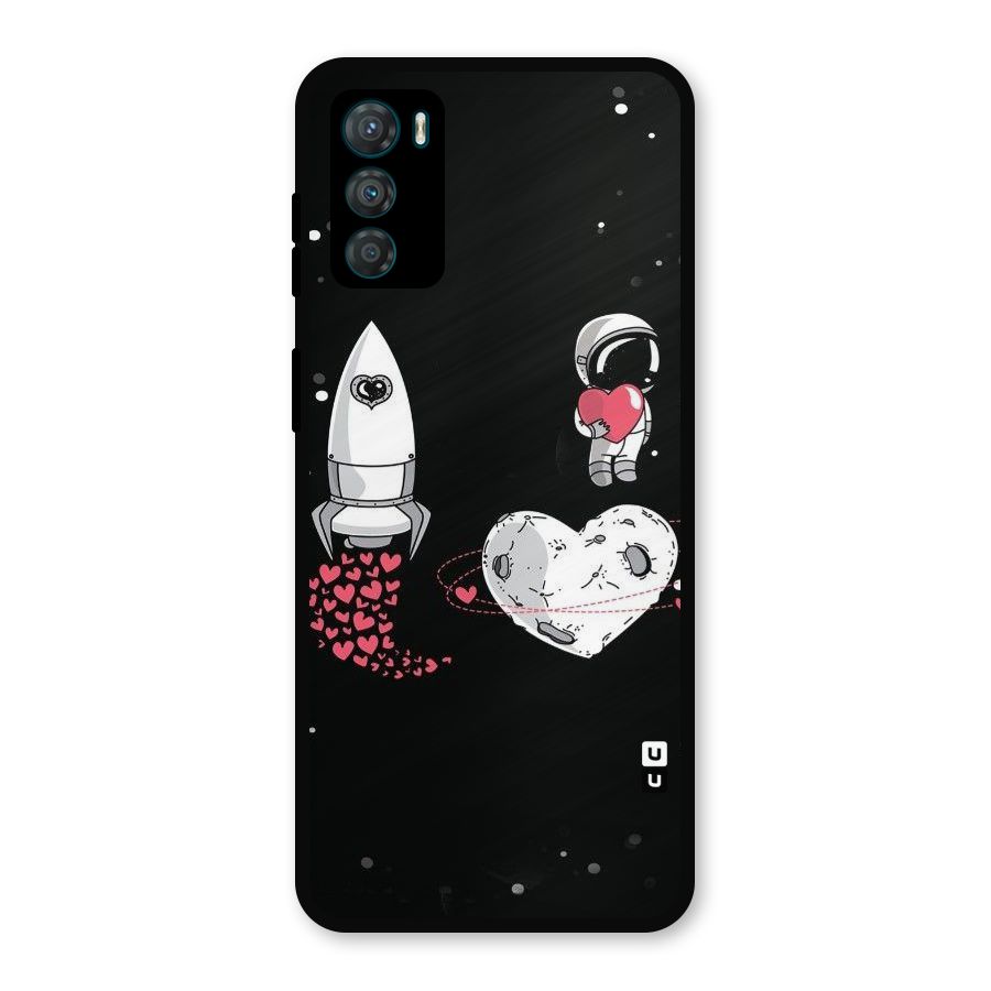 Spaceman Love Metal Back Case for Moto G42