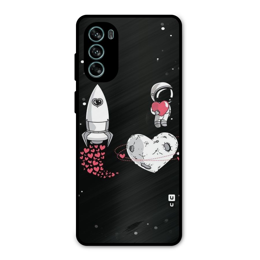 Spaceman Love Metal Back Case for Moto G62
