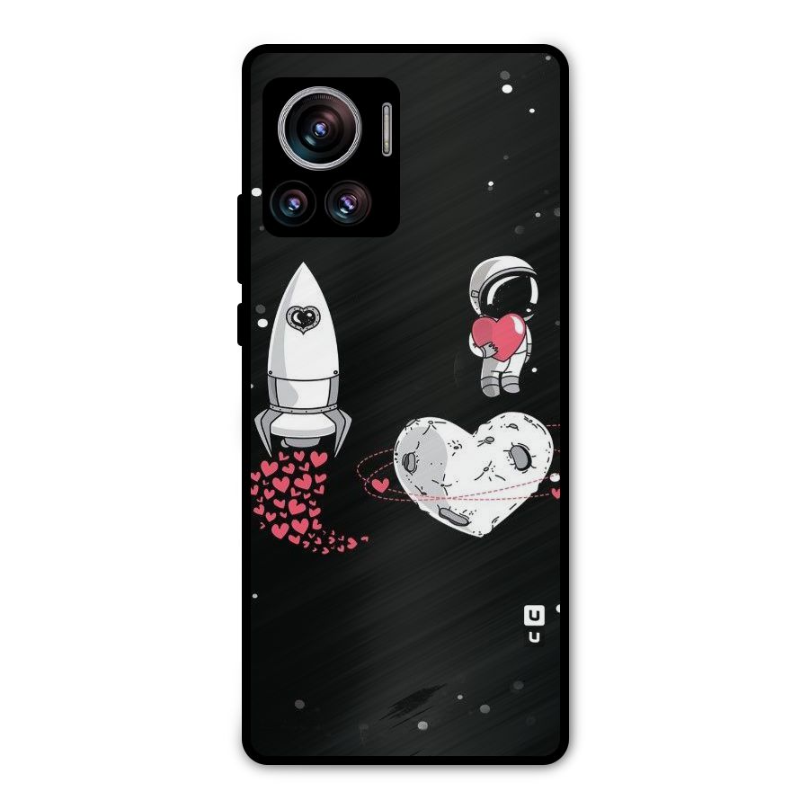 Spaceman Love Metal Back Case for Motorola Edge 30 Ultra