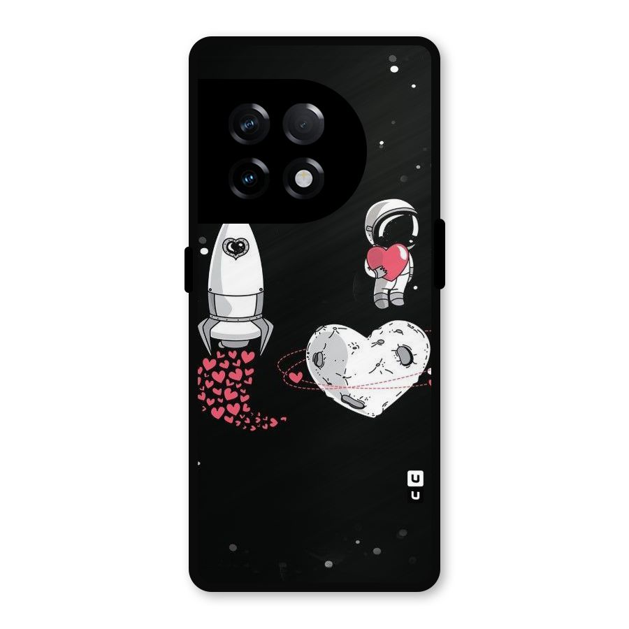 Spaceman Love Metal Back Case for OnePlus 11R