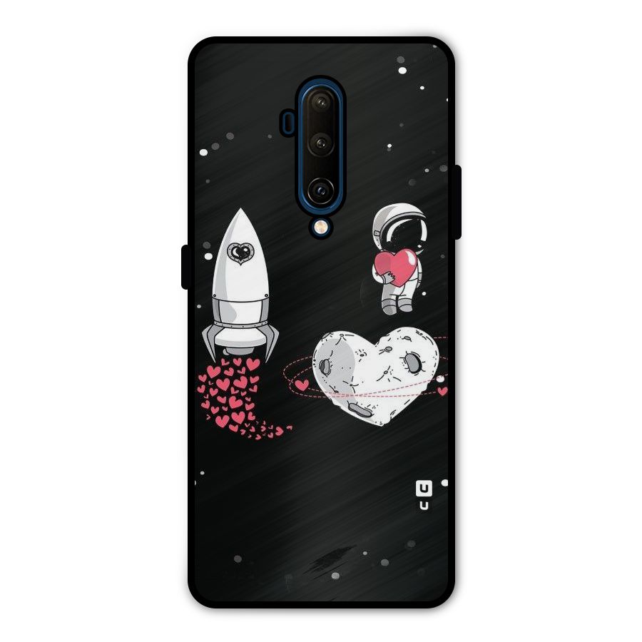 Spaceman Love Metal Back Case for OnePlus 7T Pro