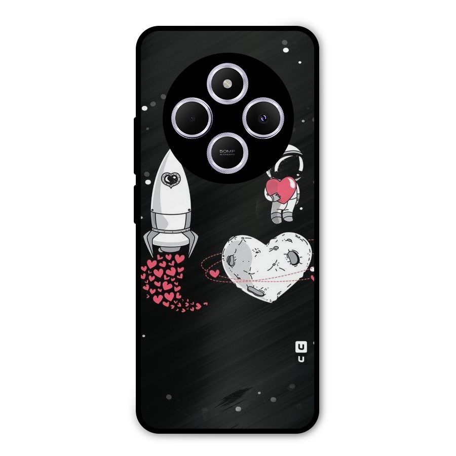 Spaceman Love Metal Back Case for Poco C75 5G