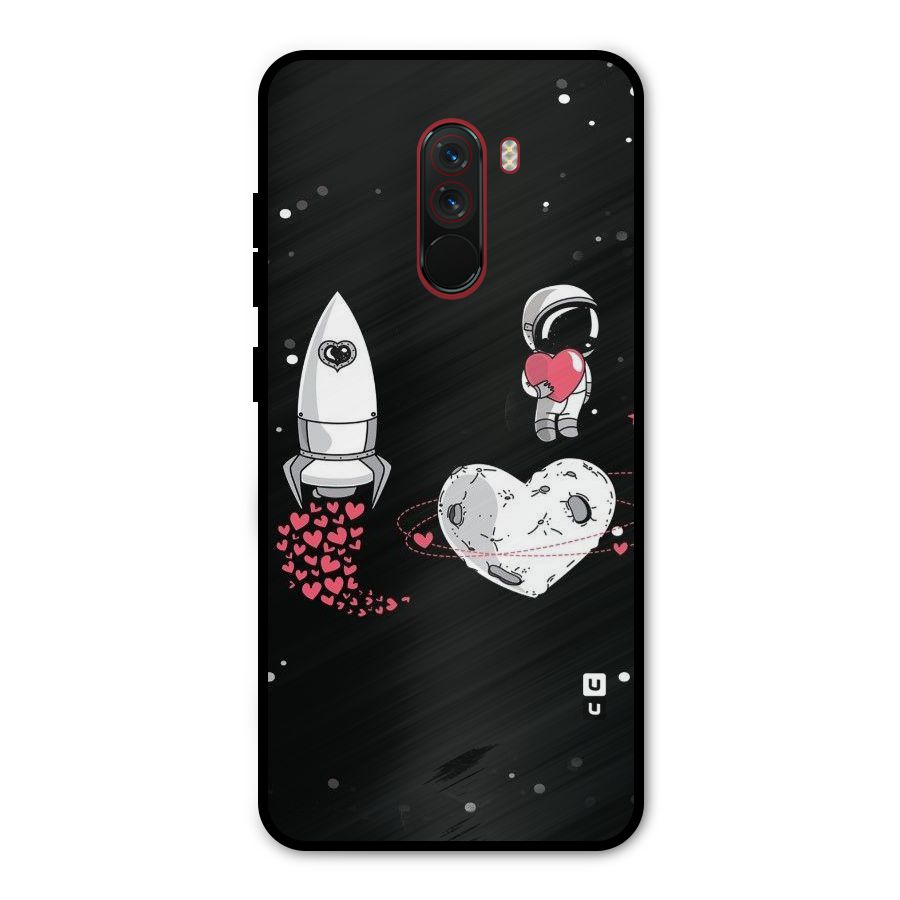 Spaceman Love Metal Back Case for Poco F1