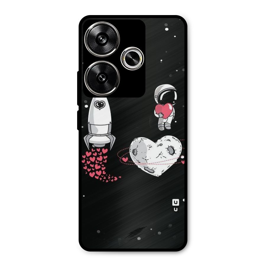 Spaceman Love Metal Back Case for Poco F6