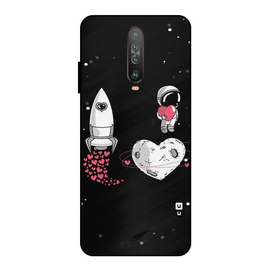 Spaceman Love Metal Back Case for Poco X2