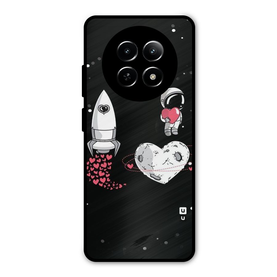 Spaceman Love Metal Back Case for Realme 12 5G