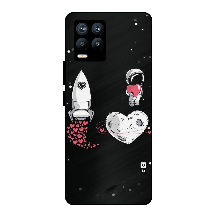 Spaceman Love Metal Back Case for Realme 8 Pro