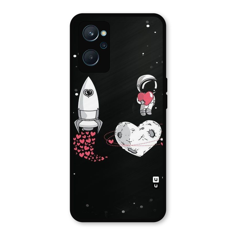 Spaceman Love Metal Back Case for Realme 9i