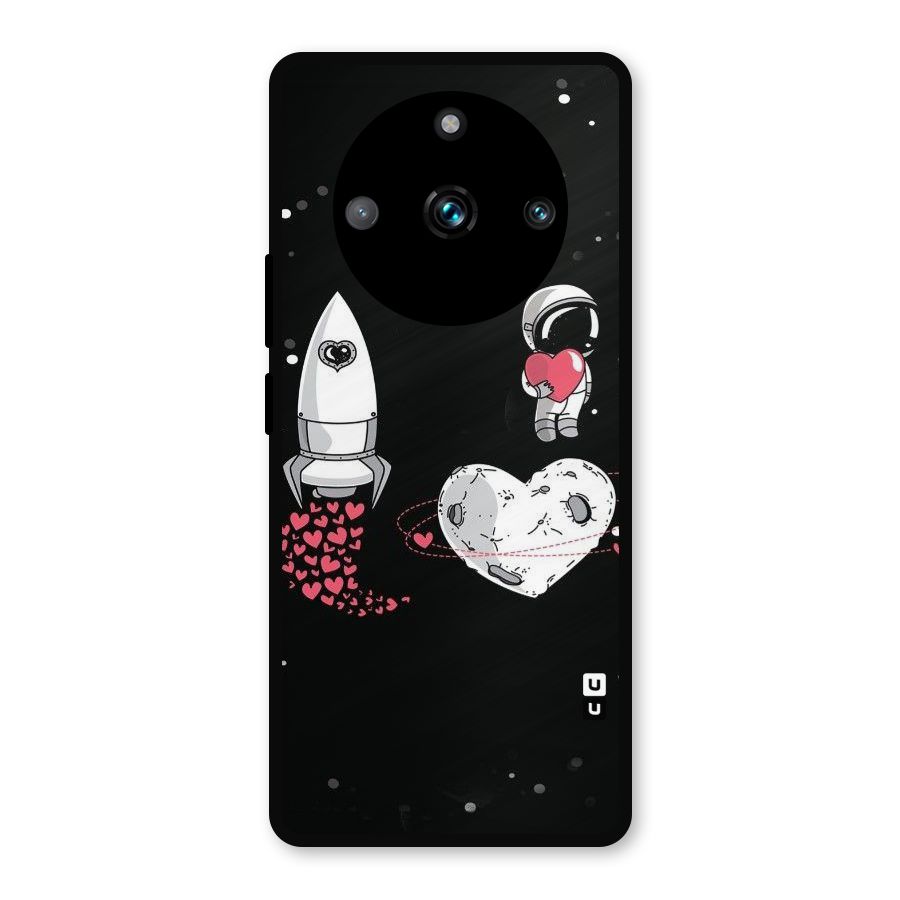 Spaceman Love Metal Back Case for Realme Narzo 60 Pro
