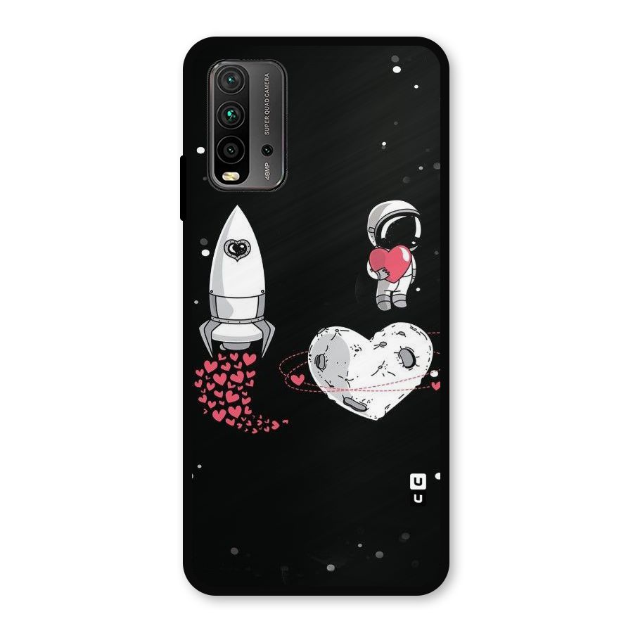 Spaceman Love Metal Back Case for Redmi 9 Power