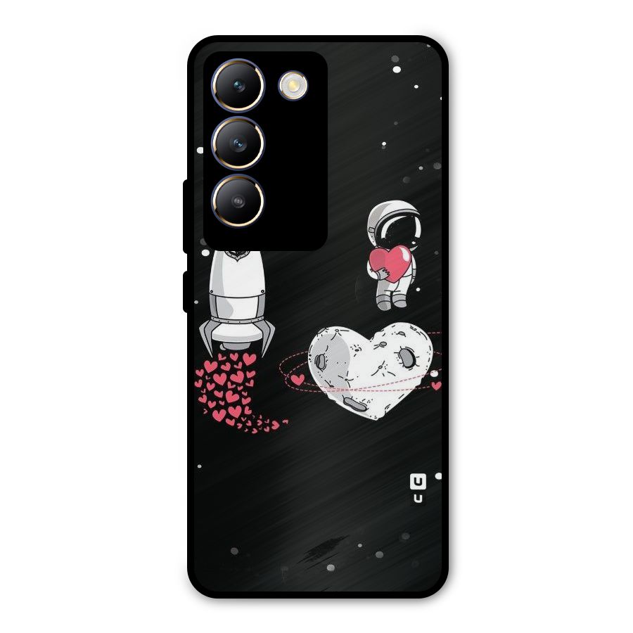 Spaceman Love Metal Back Case for Vivo T3 5G
