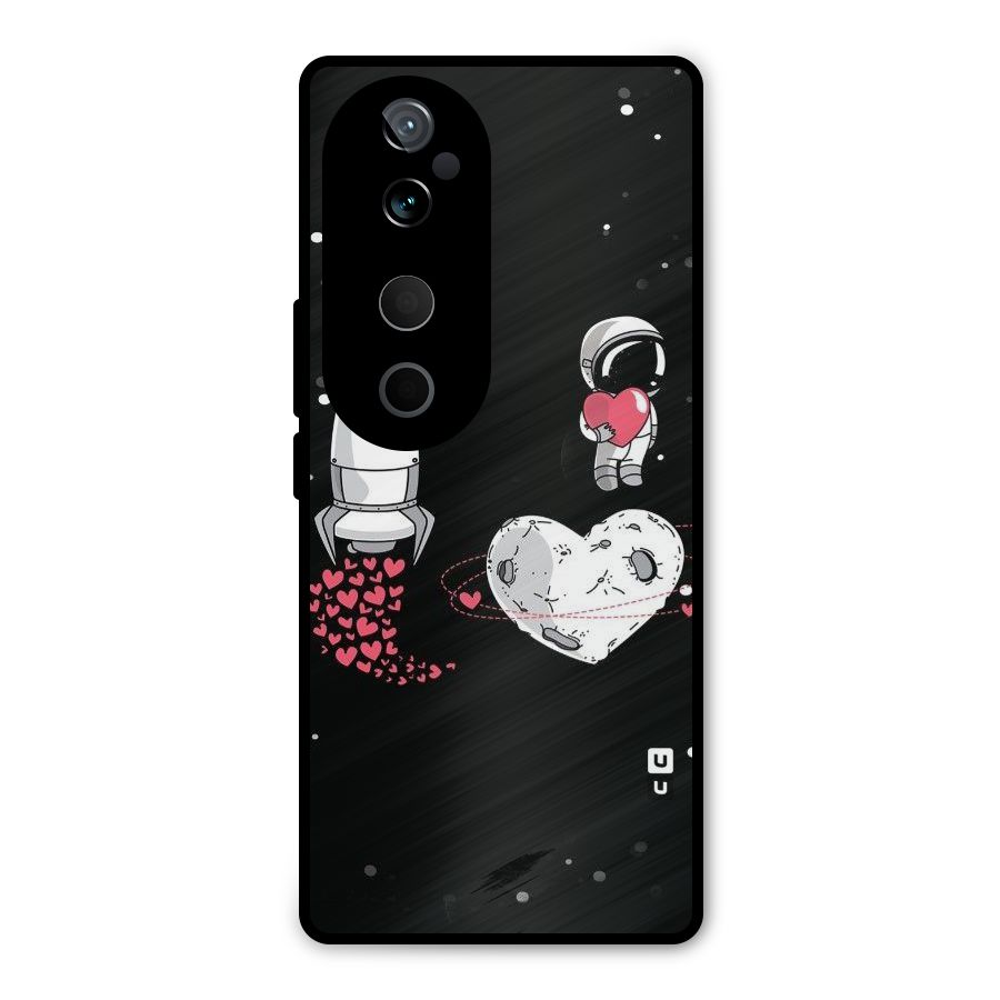 Spaceman Love Metal Back Case for Vivo T3 Ultra