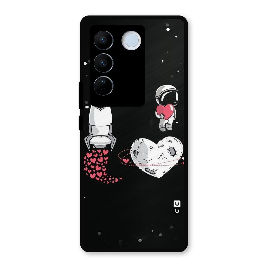 Spaceman Love Metal Back Case for Vivo V27
