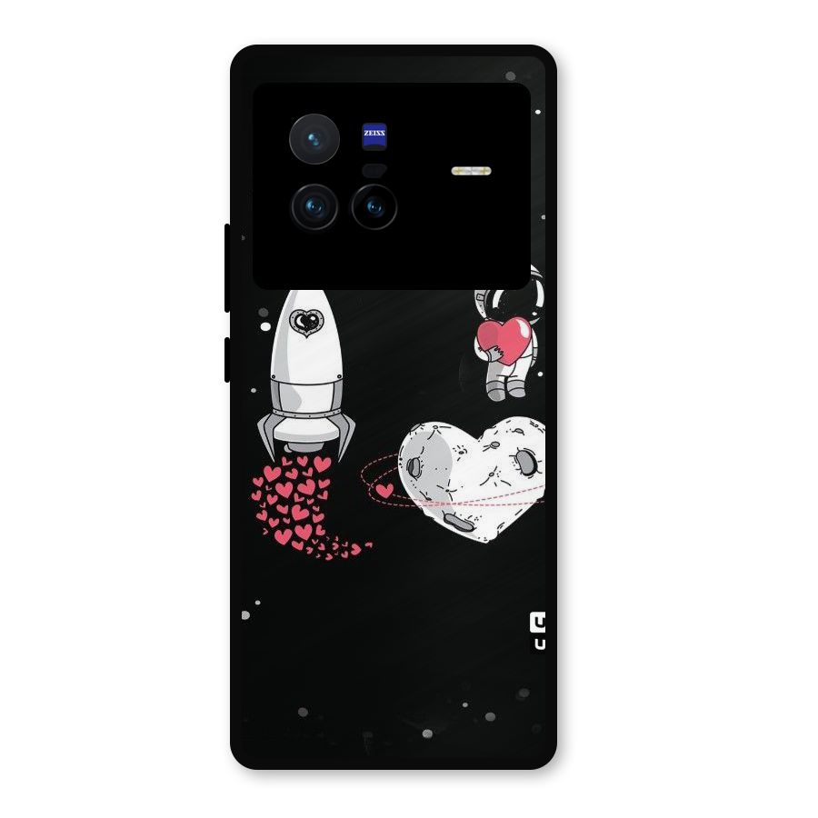 Spaceman Love Metal Back Case for Vivo X80