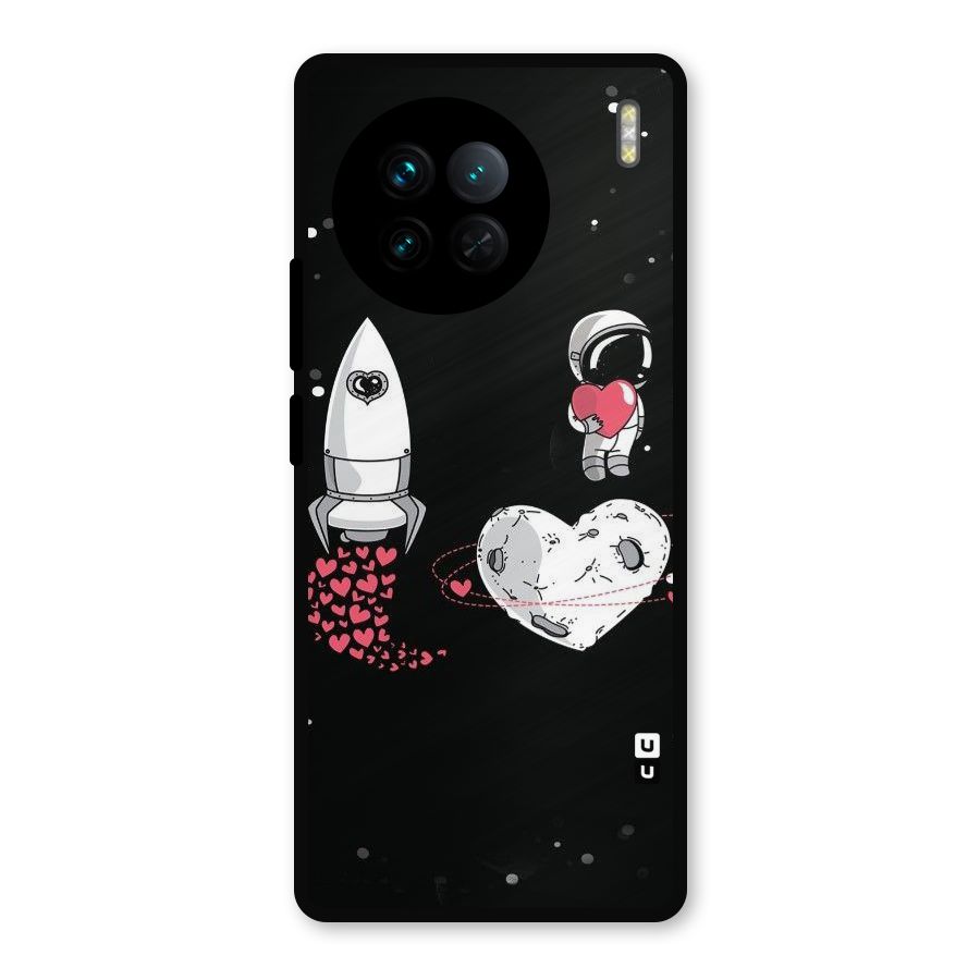 Spaceman Love Metal Back Case for Vivo X90