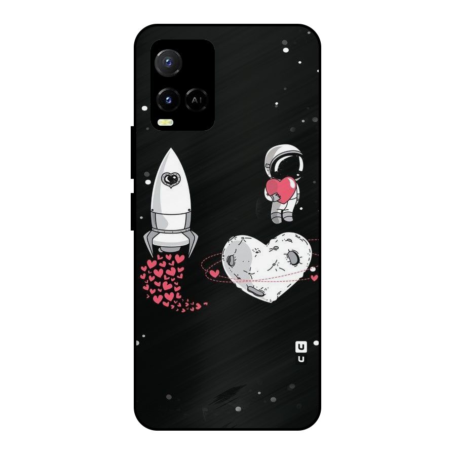 Spaceman Love Metal Back Case for Vivo Y21
