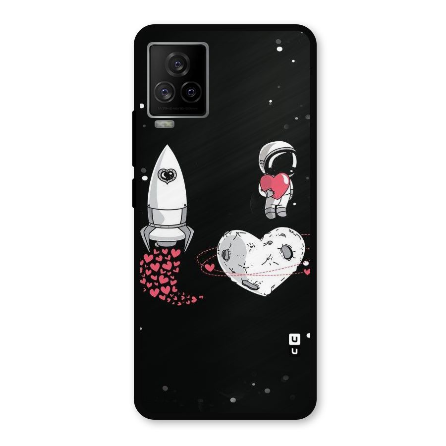 Spaceman Love Metal Back Case for iQOO 7 Legend 5G