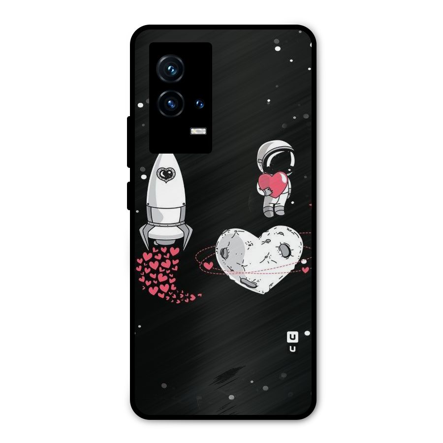 Spaceman Love Metal Back Case for iQOO 9 5G