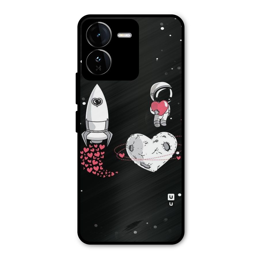 Spaceman Love Metal Back Case for iQOO Z9