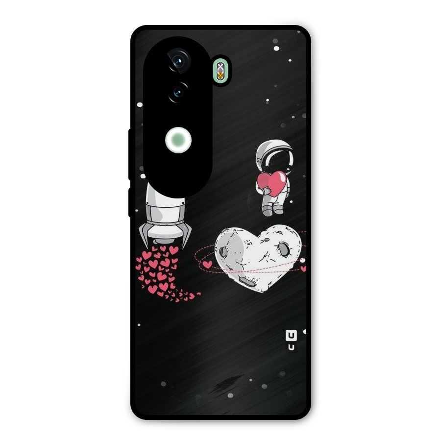 Spaceman Love Metal Back Case for iQOO Z9s
