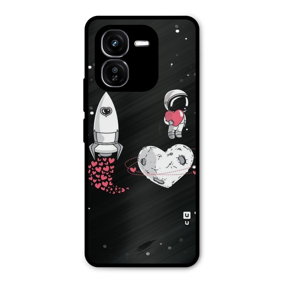 Spaceman Love Metal Back Case for iQOO Z9x