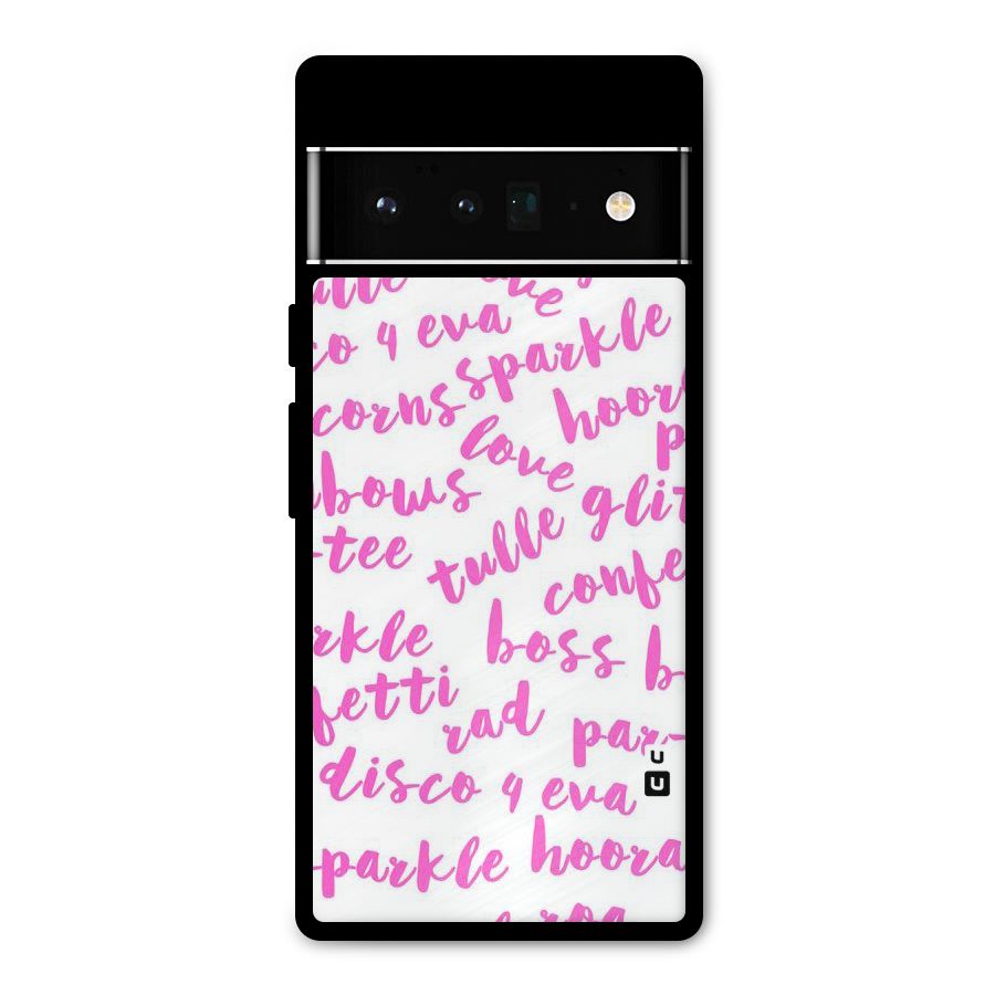 Sparkle Love Metal Back Case for Google Pixel 6 Pro
