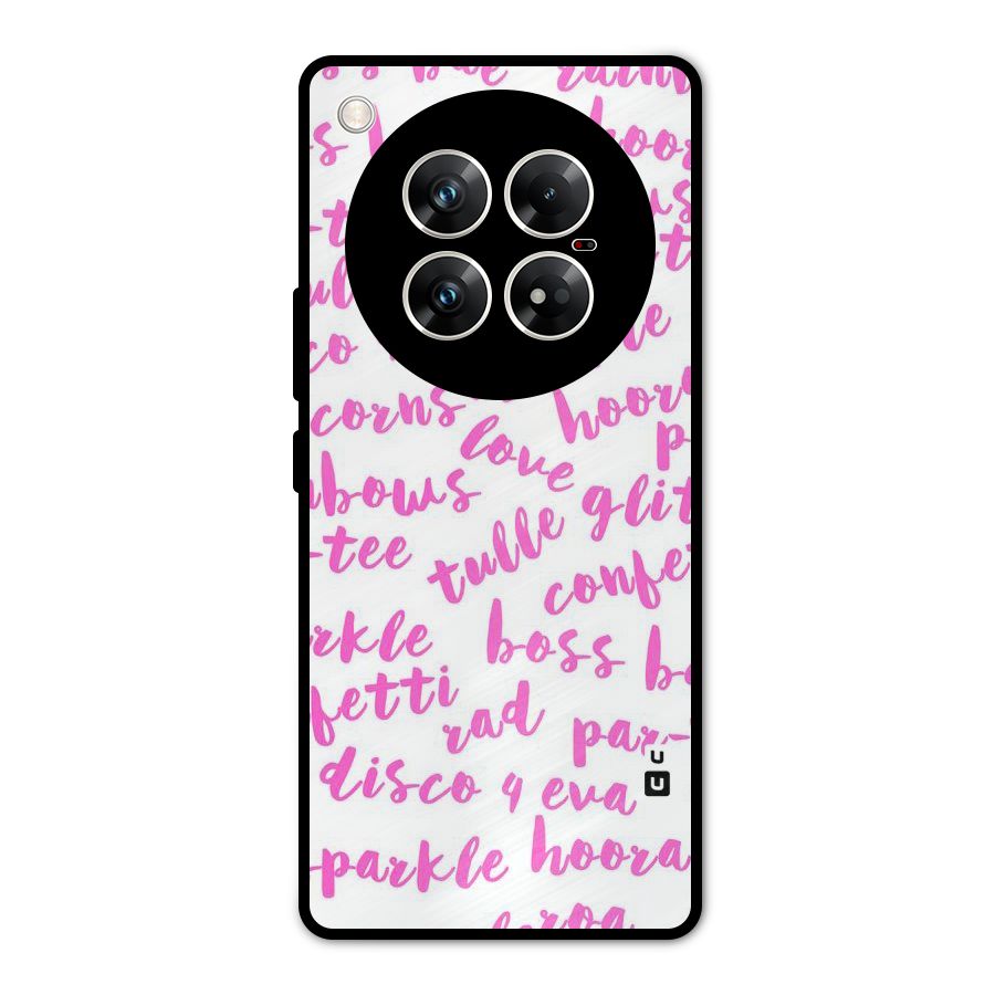 Sparkle Love Metal Back Case for Infinix Zero 40 5G
