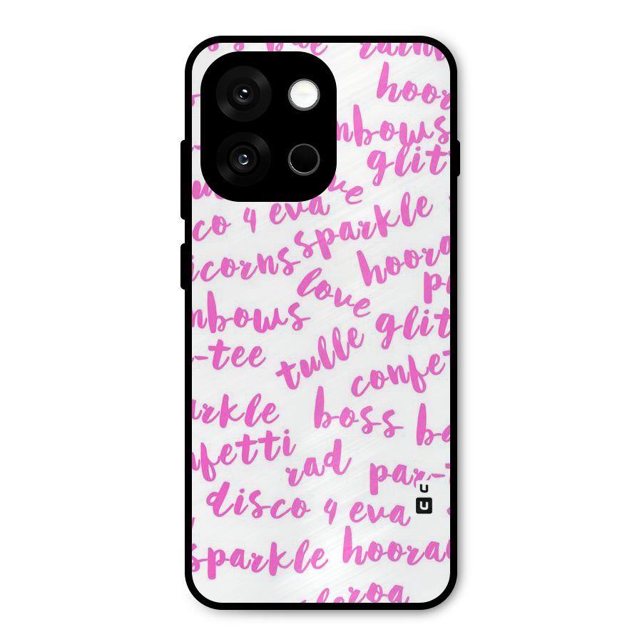 Sparkle Love Metal Back Case for OnePlus 13s