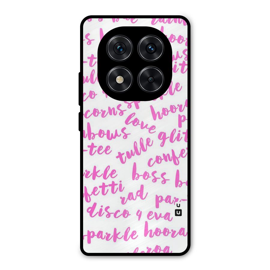 Sparkle Love Metal Back Case for Poco X7