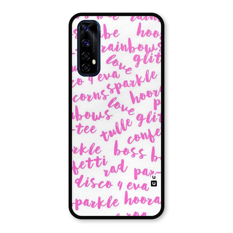 Sparkle Love Metal Back Case for Realme Narzo 20 Pro